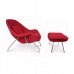 Womb Chair Red Cashmere Wool